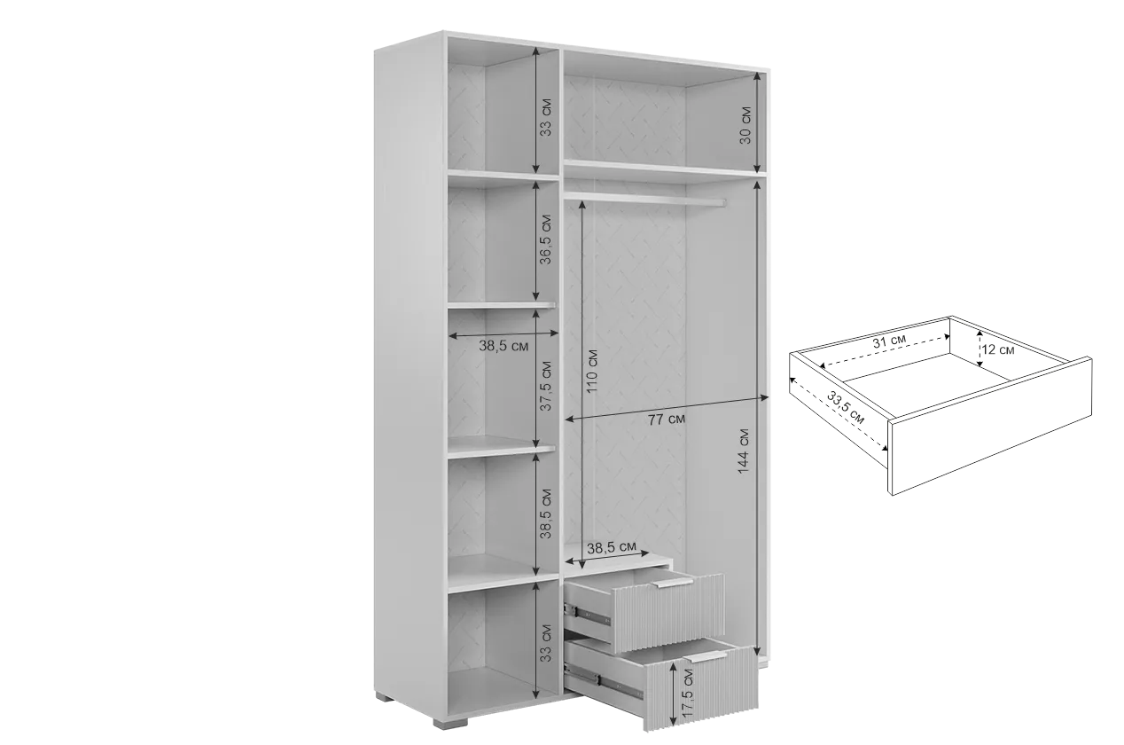 Шкаф 1200 мм трехдверный 109.02 Зефир розовый (Мебельсон) в Реж - rezh.mebel-e96.ru